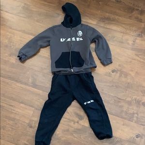 Toddler boy Diesel sweatsuit